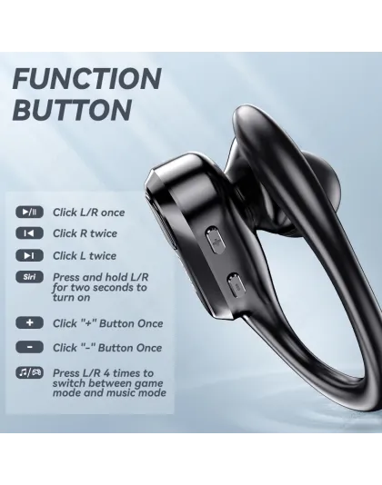 Lenovo XT80 Bluetooth 5.3 Earphones True Wireless Headphones with Mic Button